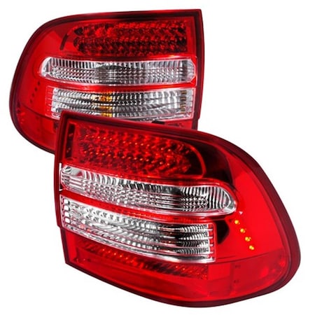 Overtime LED Tail Lights for 03 to 06 Porsche Cayenne- Red - 6 x 18 x 22 in. OV3763475